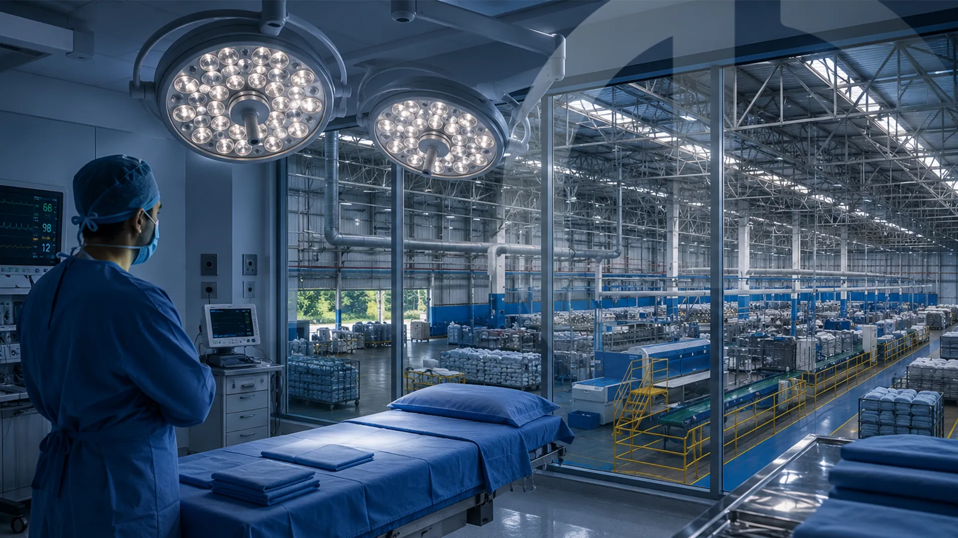 Operação hospitalar de enxoval